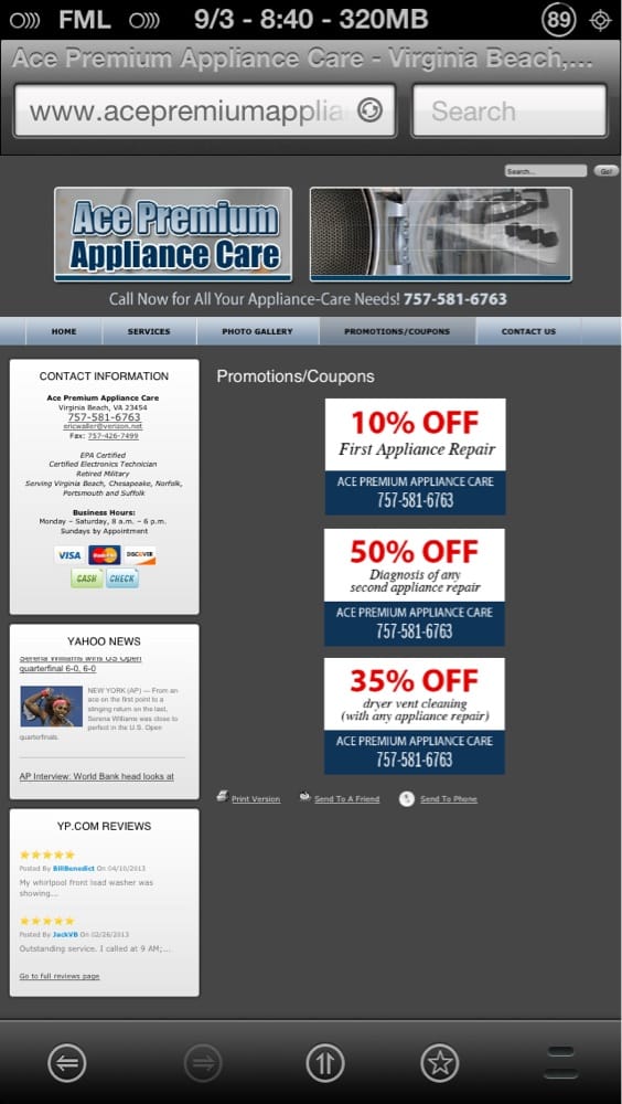 Photo of Ace Premium Appliance Care