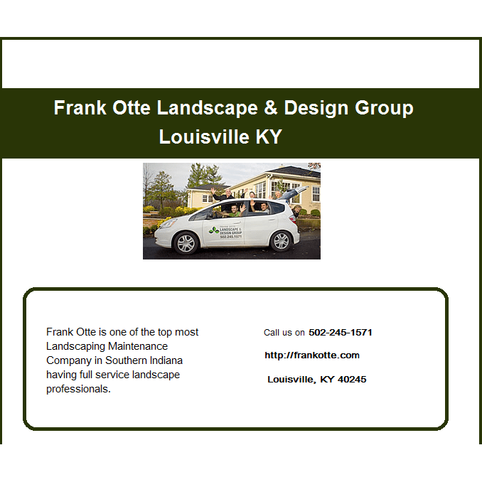Photo of Frank Otte Landscape & Design Group