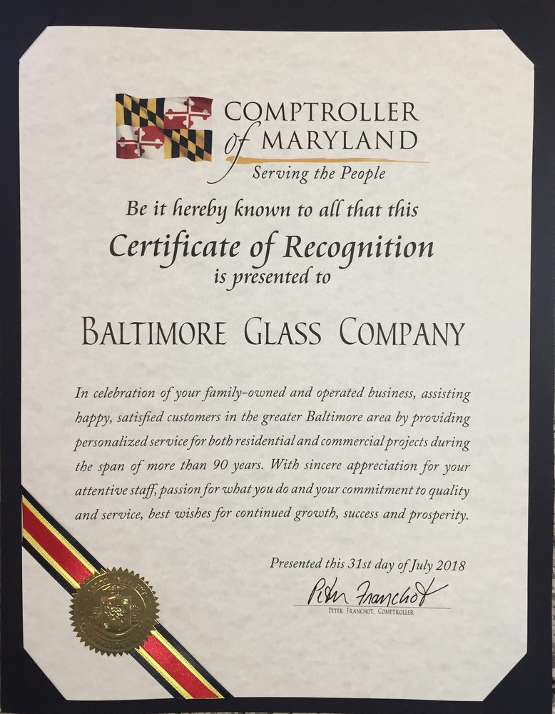 Photo of Baltimore Glass Co