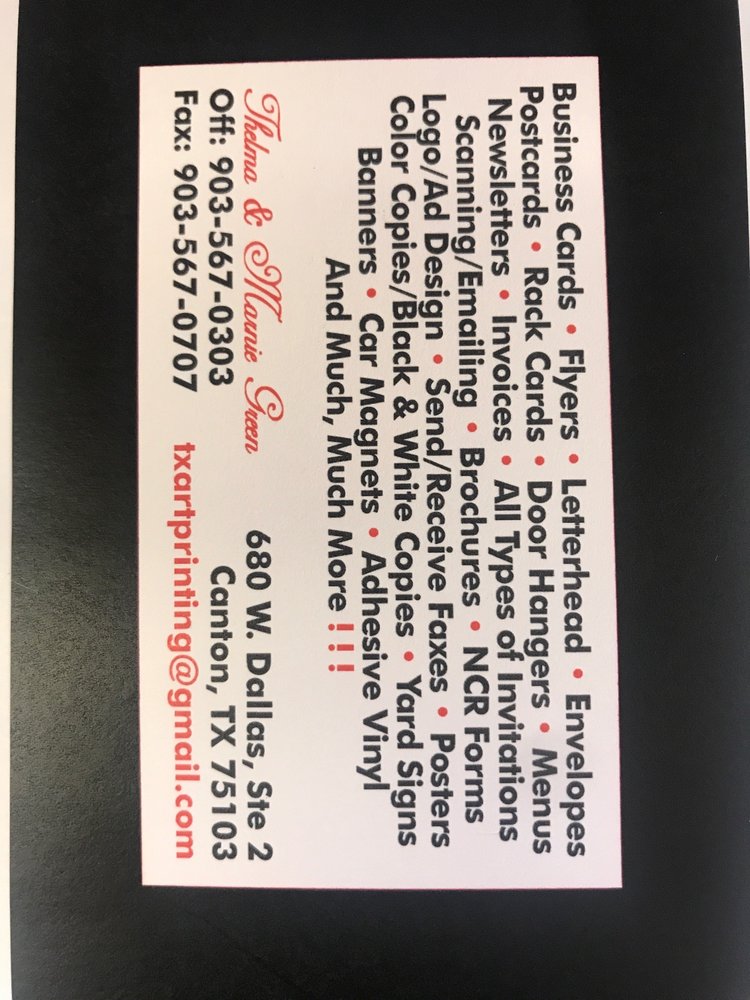 Photo of Art Printing of Texas