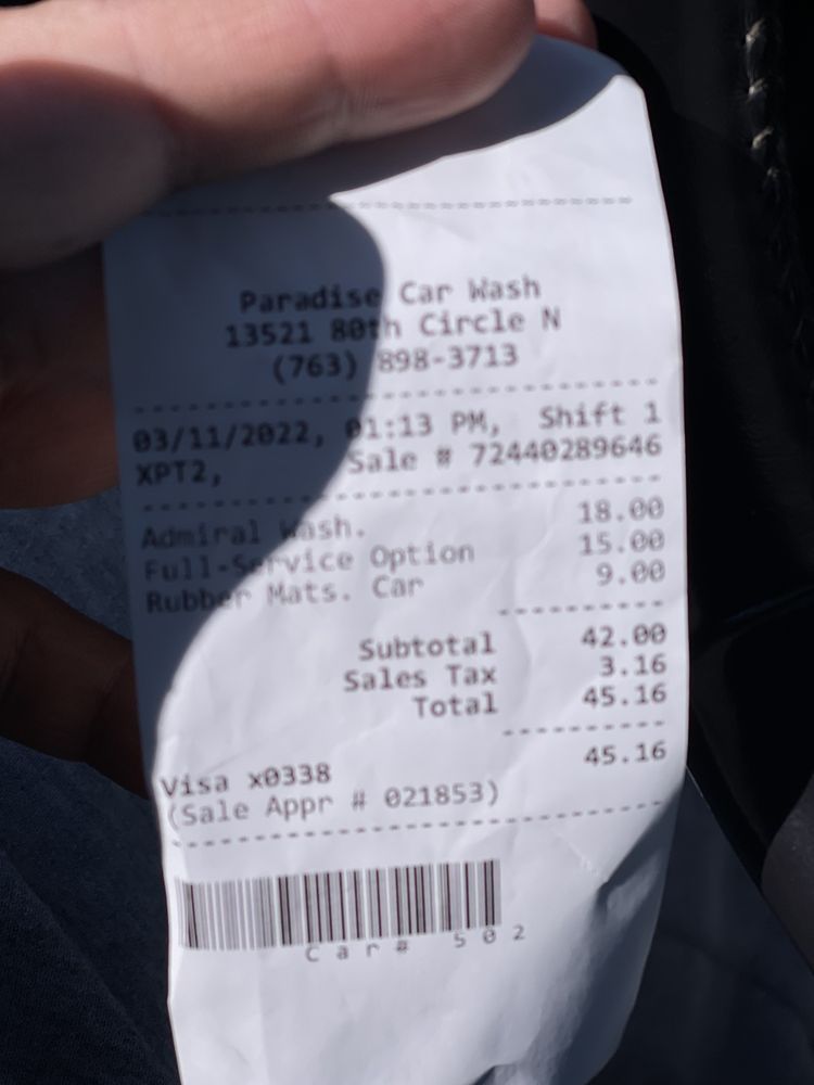 Photo of Paradise Car Wash & Detail Center