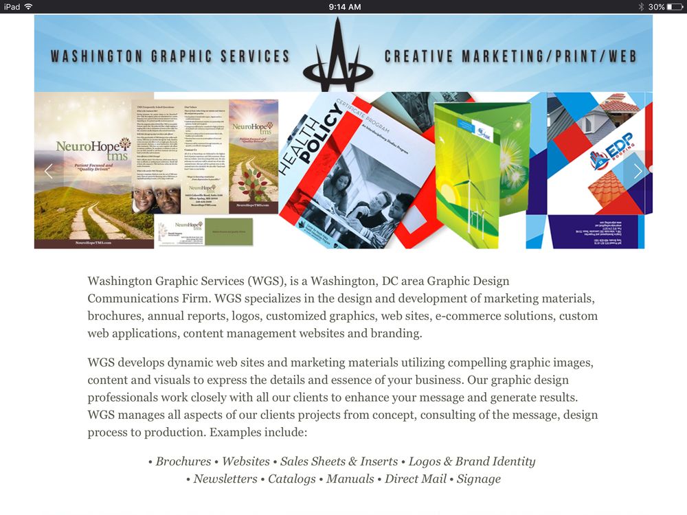 Photo of Washington Graphic Services