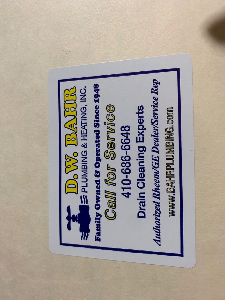Photo of D W Bahr Plumbing & Heating