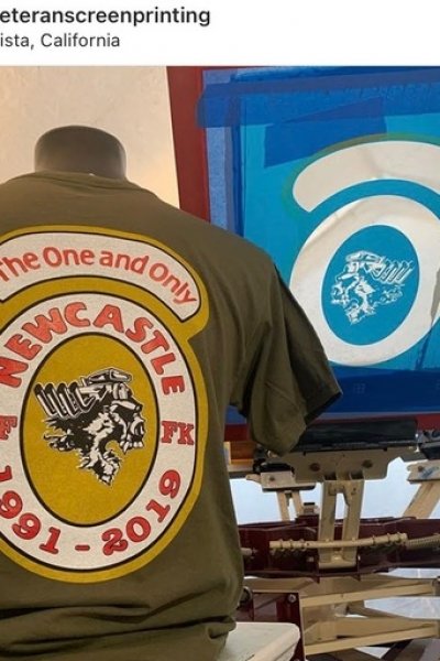 Photo of Veteran Screen Printing
