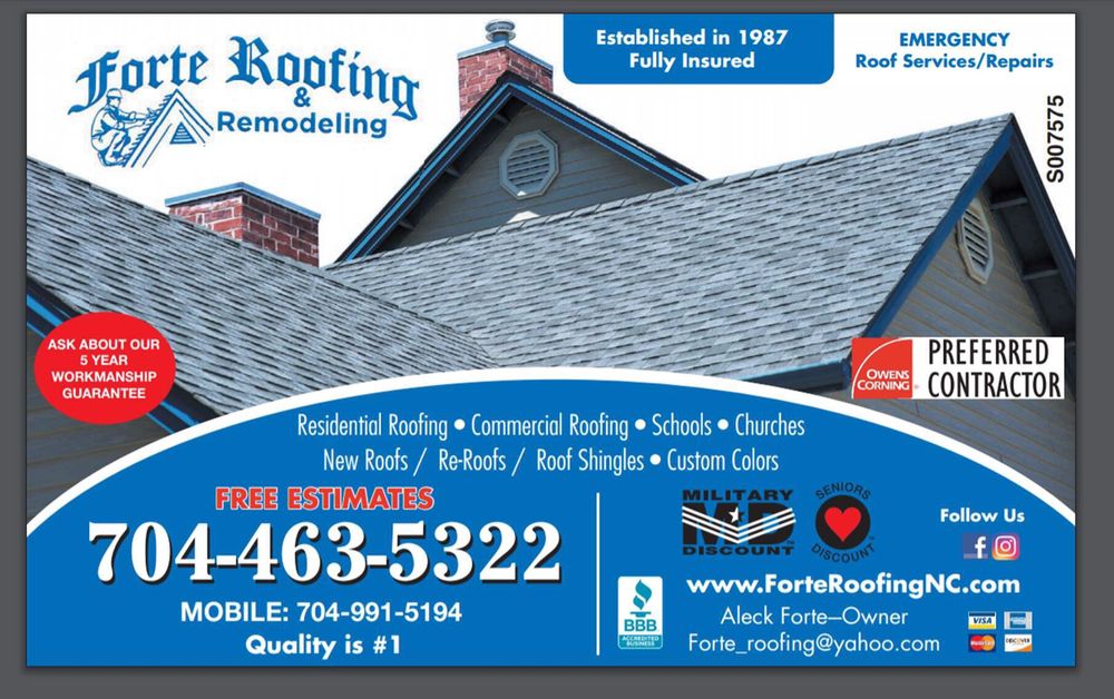 Photo of Forte Roofing and Remodeling