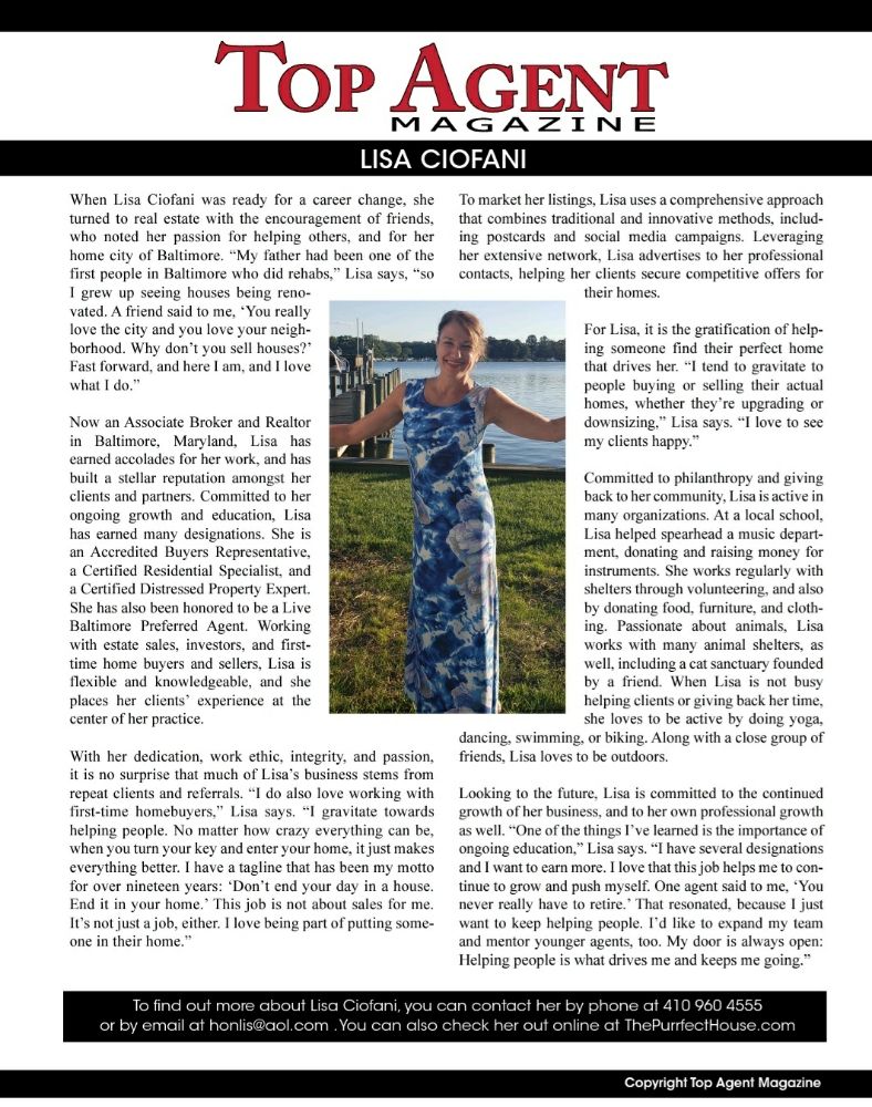 Photo of Lisa Ciofani - Cummings & Co. Realtors - Baltimore