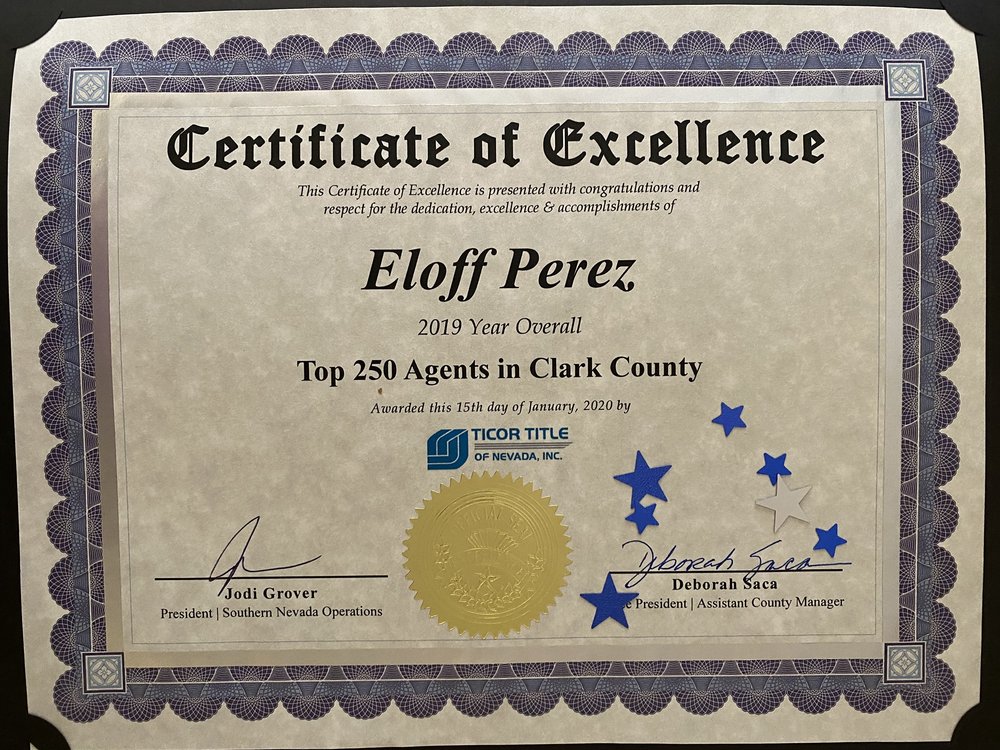 Photo of Eloff Perez - Las Vegas Realty Specialists - Black & Cherry RE