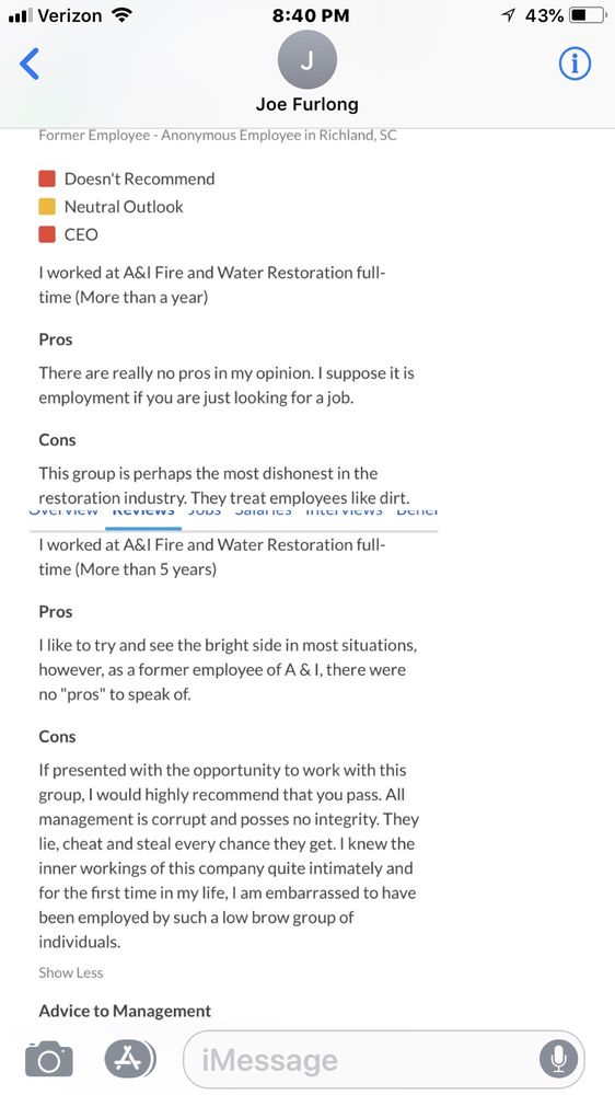 Photo of A & I Fire & Water Restoration