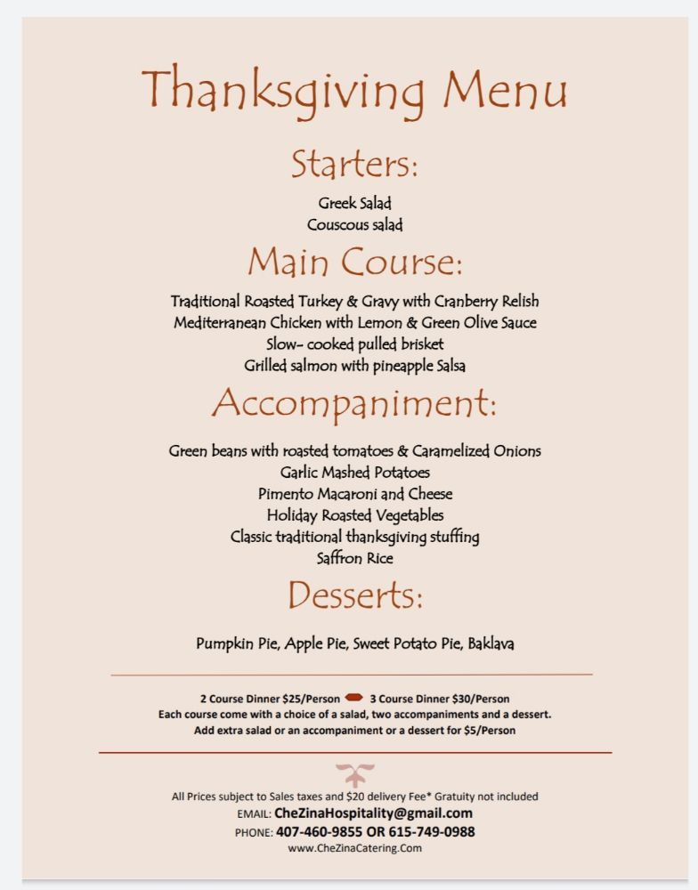 Photo of chezina catering