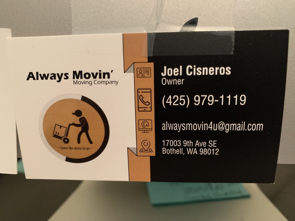 Photo of Always Movin' Moving Company