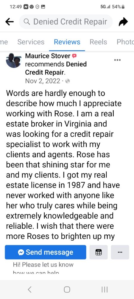 Photo of Denied Credit Repair