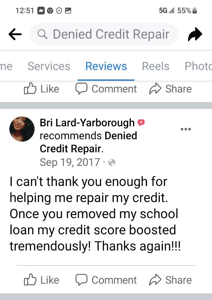 Photo of Denied Credit Repair
