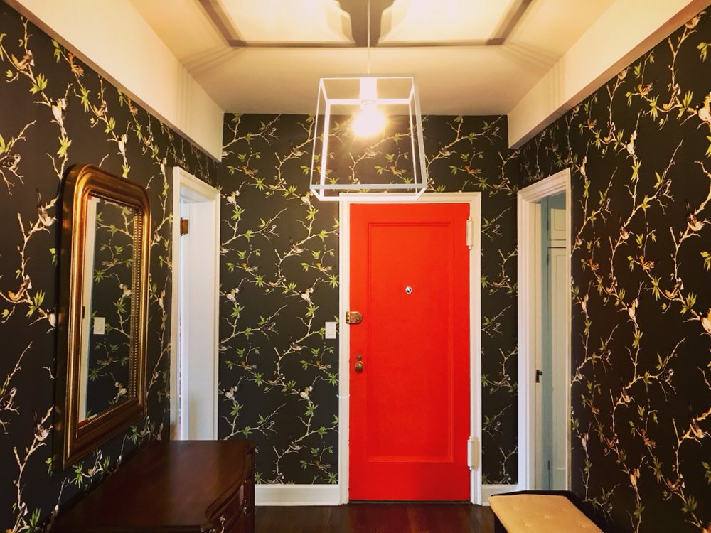 Photo of 78 and Sunny Wallpapering