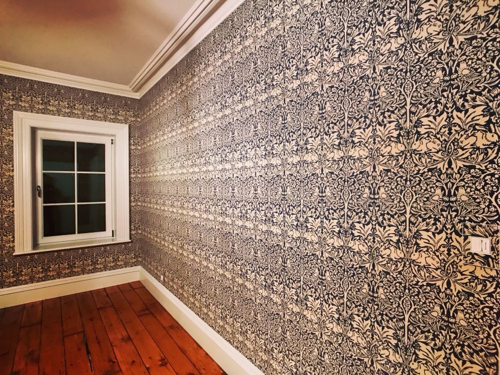Photo of 78 and Sunny Wallpapering