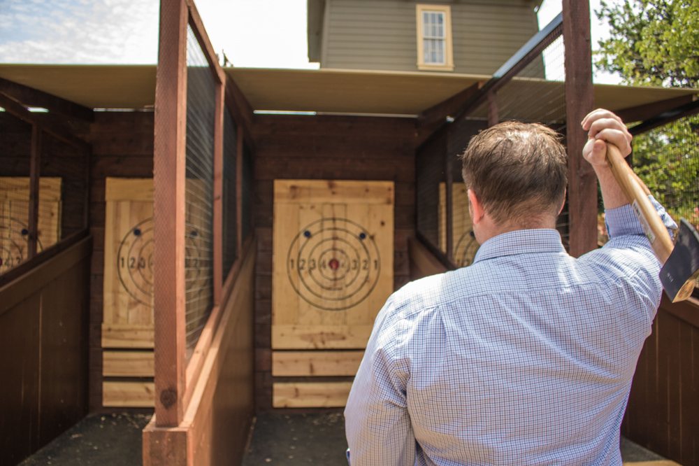 Photo of Axe Throwing at the Stables