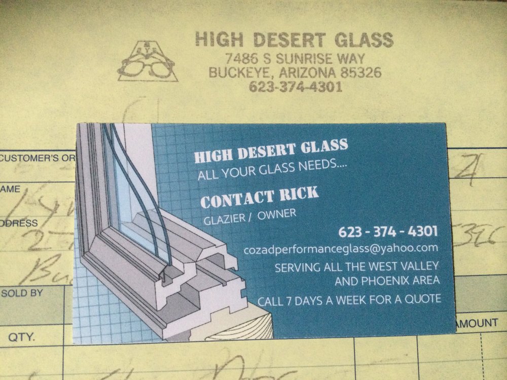 Photo of High Desert Glass