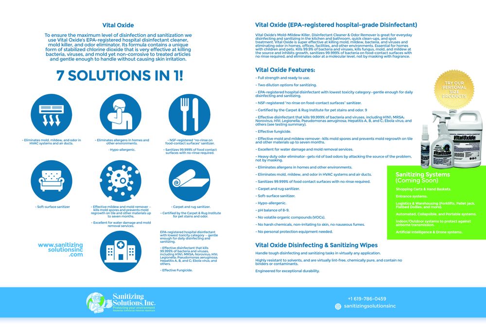 Photo of Sanitizing Solutions