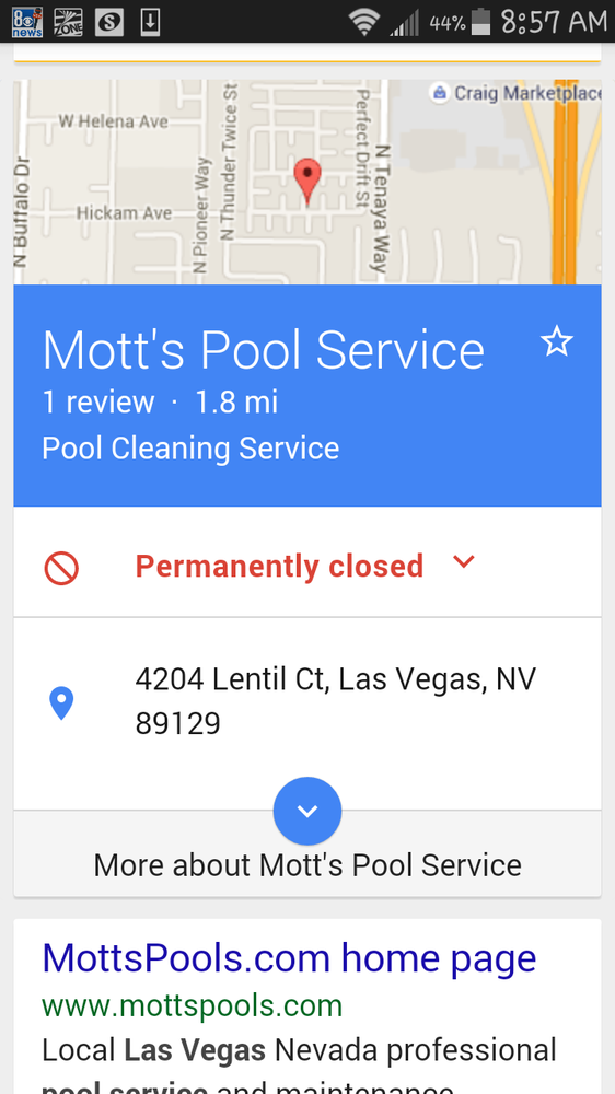 Photo of Mott's Pool Service