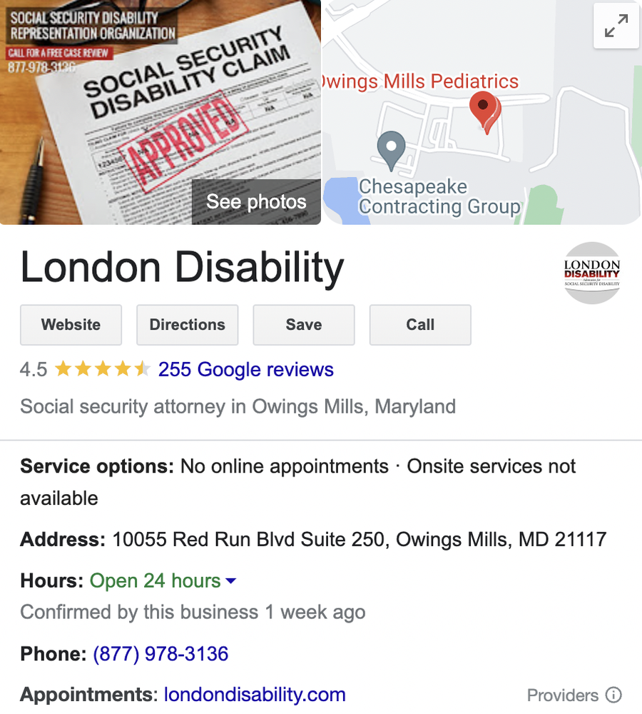 Photo of London Disability