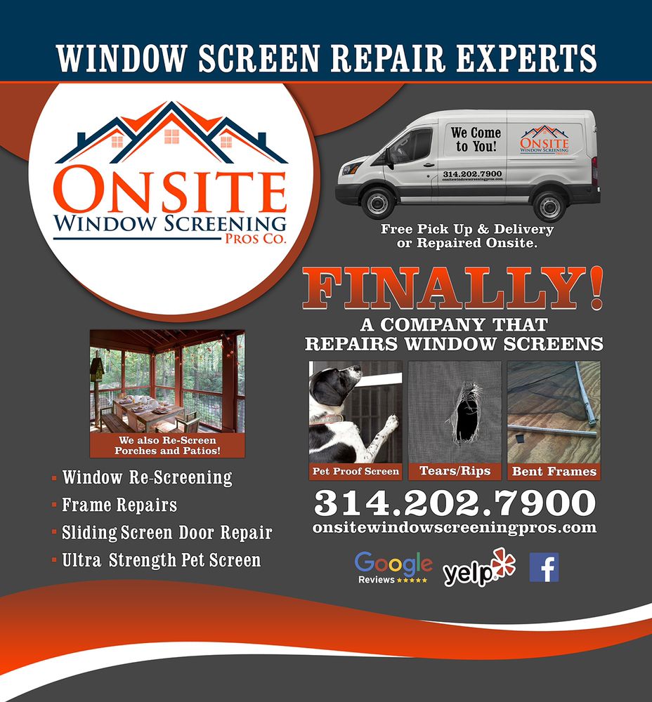 Photo of Onsite Home Window Screening Pros