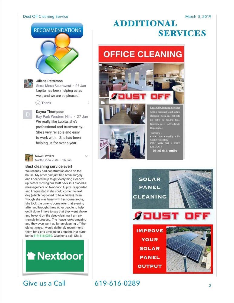 Photo of Dust Off Cleaning Service