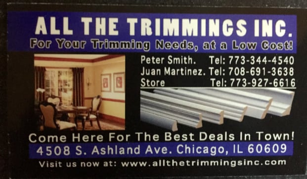 Photo of All the Trimmings