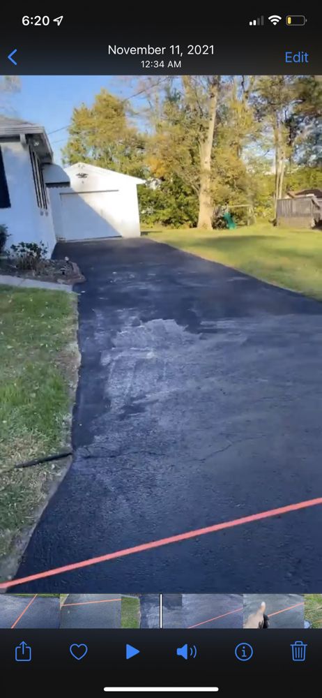 Photo of Mitchell's Asphalt Paving Sealcoating Line Striping
