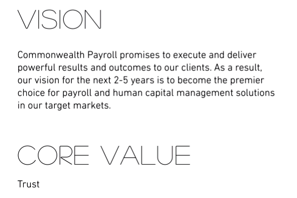 Photo of Commonwealth Payroll