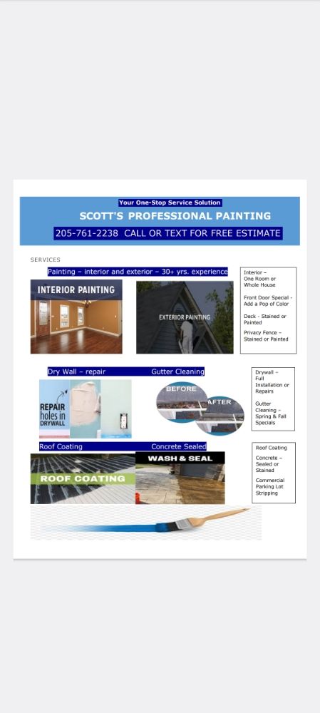 Photo of SCOTT'S PRO. PAINT