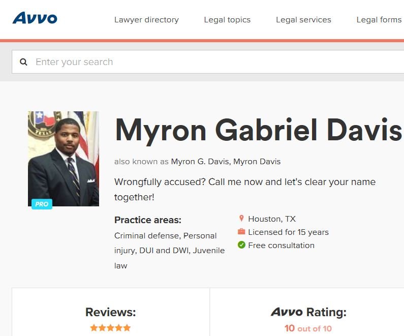 Photo of Law Office of Myron G. Davis