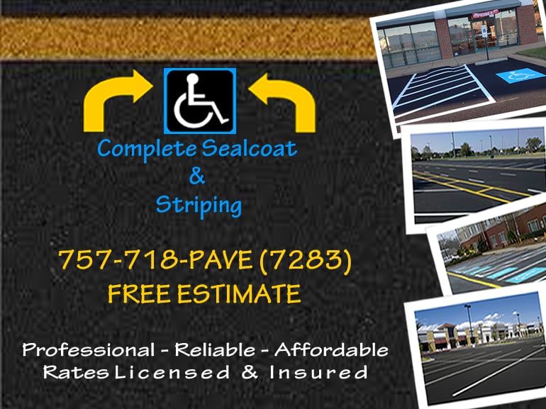 Photo of Complete Sealcoat & Striping