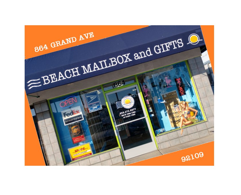 Photo of Beach Mailbox and Gifts