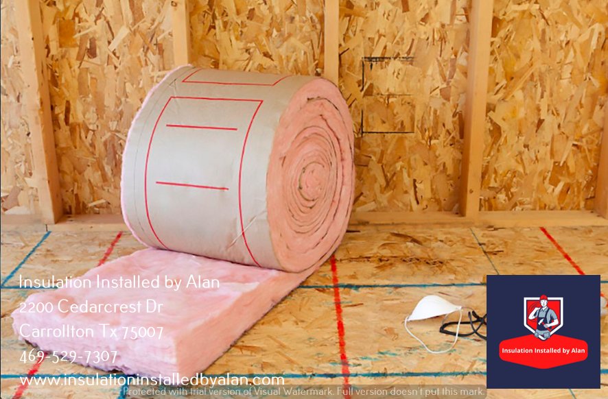 Photo of Insulation Installed by Alan