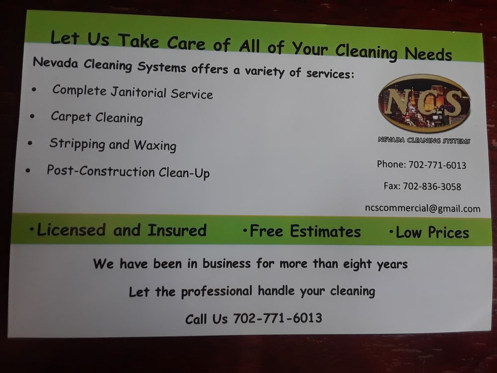 Photo of Nevada Cleaning Systems