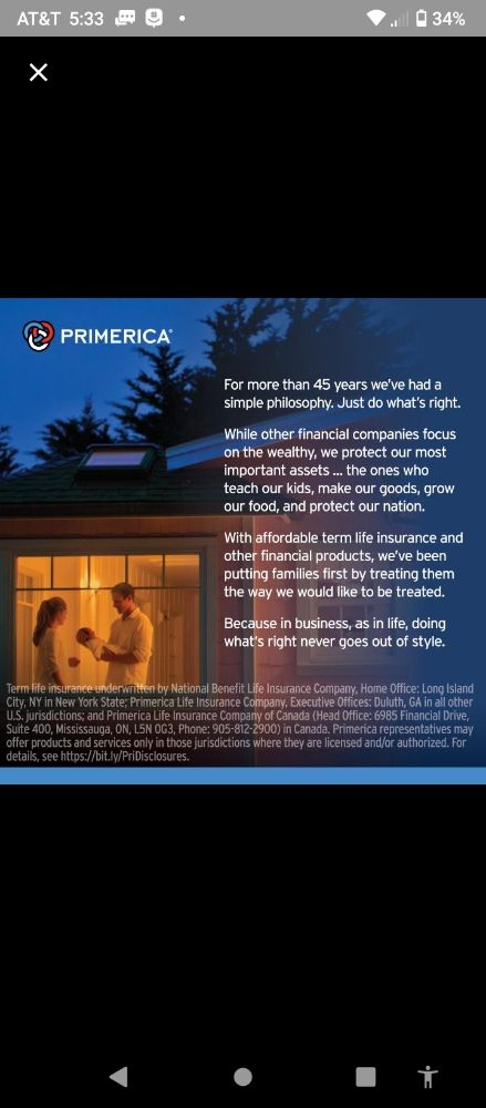 Photo of Primerica Financial Services
