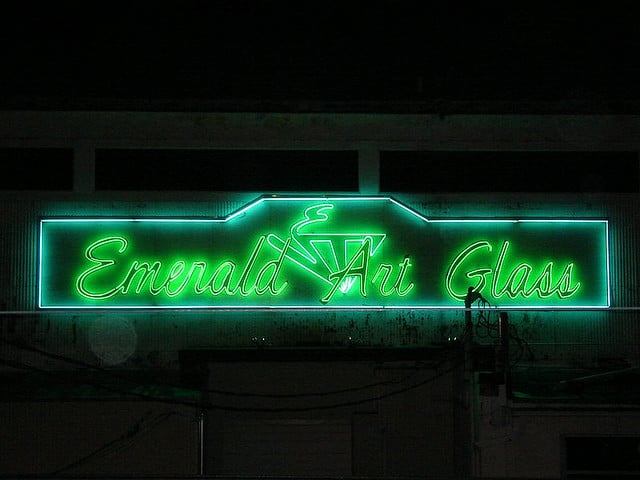 Photo of Emerald Art Glass