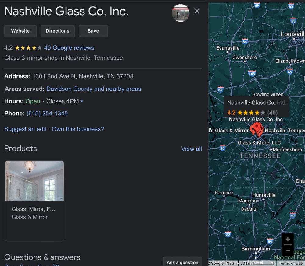 Photo of Nashville Glass Company