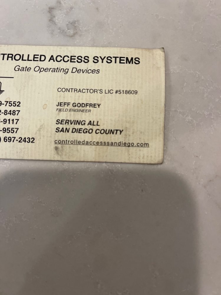 Photo of CONTROLLED ACCESS SYSTEMS