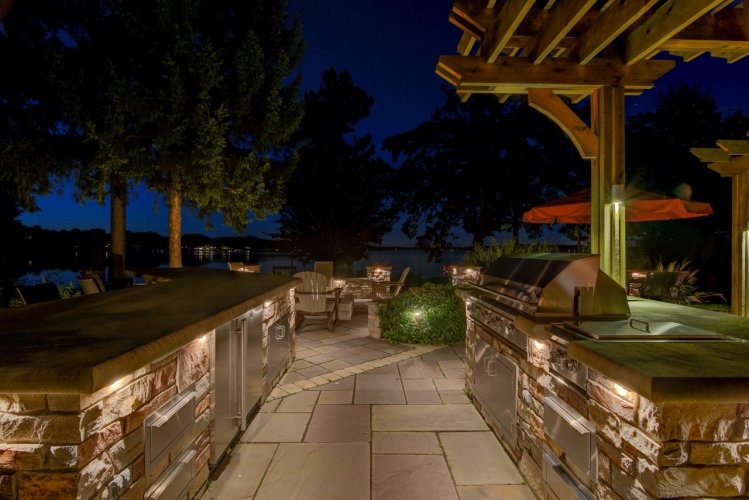 Photo of Night Gardens Landscape Lighting