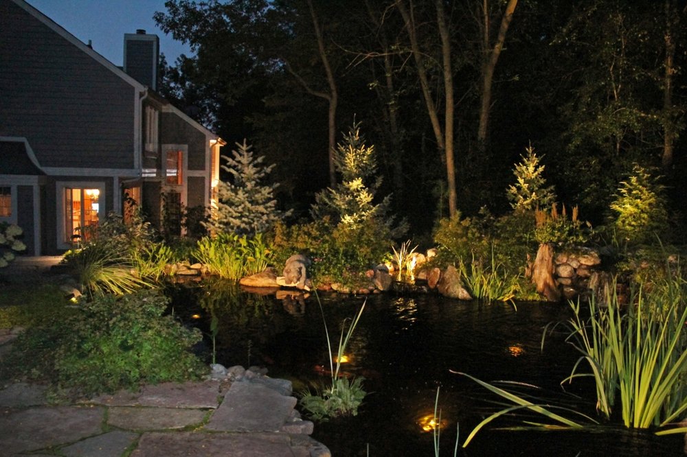 Photo of Night Gardens Landscape Lighting
