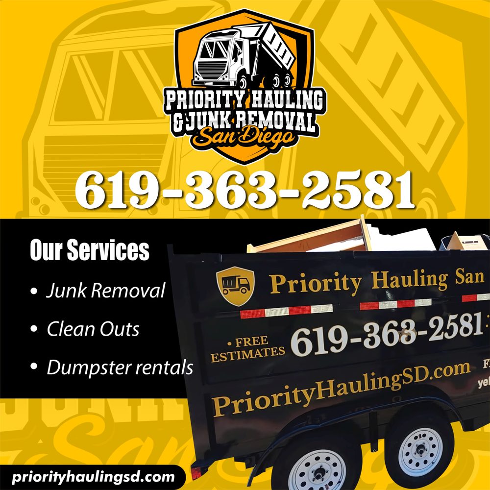 Photo of Priority Hauling and Junk Removal San Diego