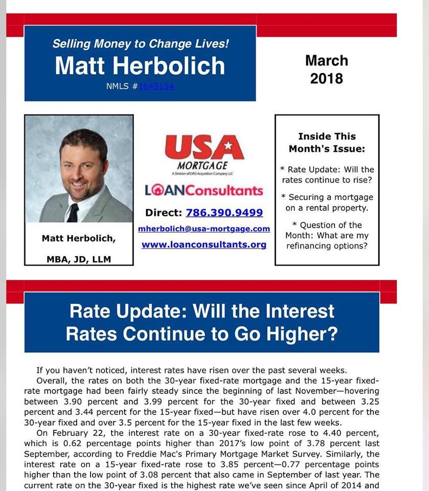 Photo of Loan Consultants - Matt Herbolich
