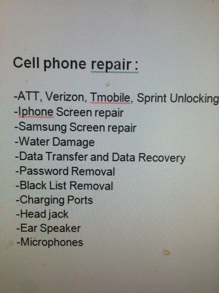 Photo of Computer Cell Repair