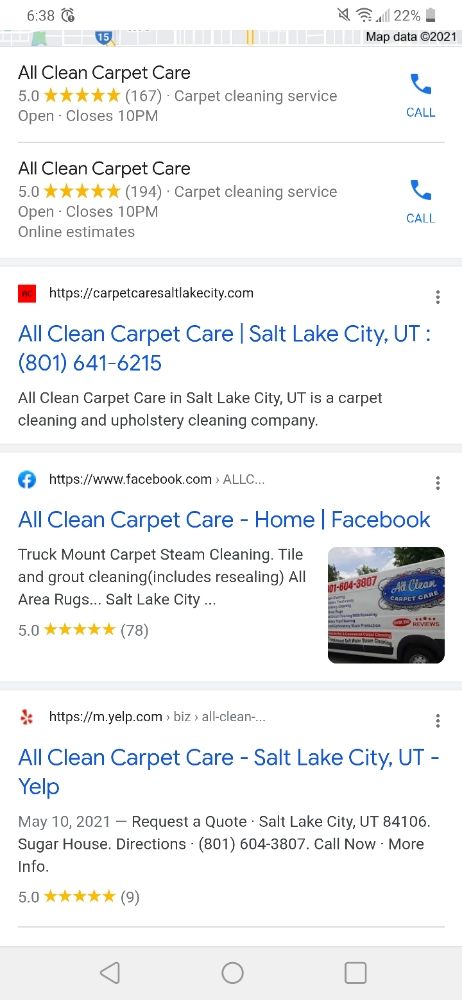 Photo of All Clean Carpet Care