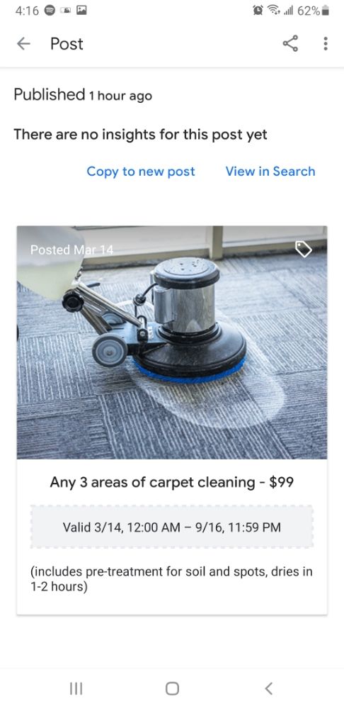 Photo of AAHS Carpet Cleaning