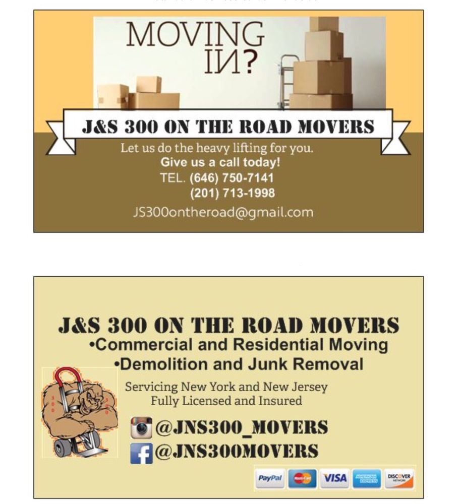 Photo of J&S 300 On The Road Movers