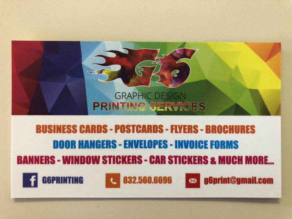Photo of G6 Printing
