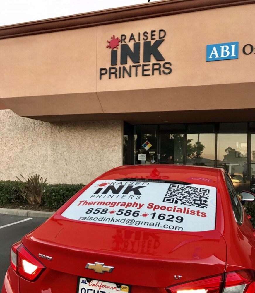 Photo of Raised Ink Printers