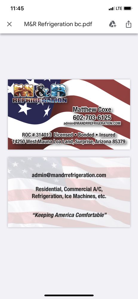 Photo of M&R Refrigeration