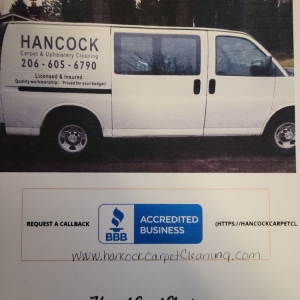 Kent Hancock carpet cleaning